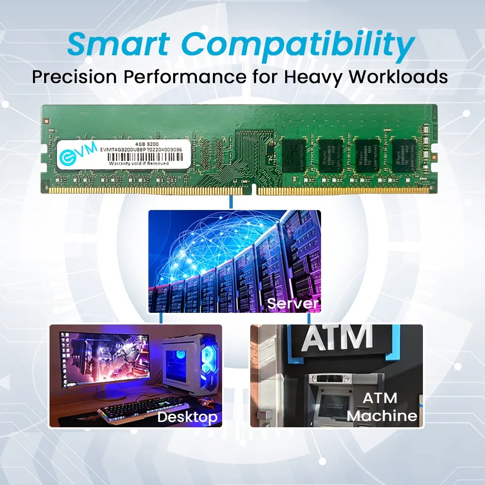 EVM Desktop Ram 4GB DDR4 3200Mhz view 6
